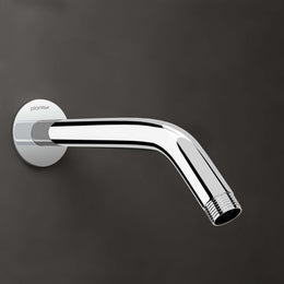 Plantex 9-Inch Round Bend Shower Arm for Overhead Shower/Stainless Steel Shower Pipe/Wall Mount Bathroom Fitting with Â½-Inch Thread - Pack of 1 (Chrome)