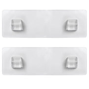 Plantex Self-Adhesive Double Sticker for Bathroom/Hanger for Bedroom/Livingroom/Magic Sticker for Wall/Strong Magic Adhesive Sticker for Kitchen Corner Shelf -Pack of 2 (22x7cm)