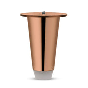 Plantex 4 Inch Sofa Legs for Bed Furniture/Sofa Legs for Table/Sofa Support Legs with Rubber Grip (Rose Gold, 8 Pcs)