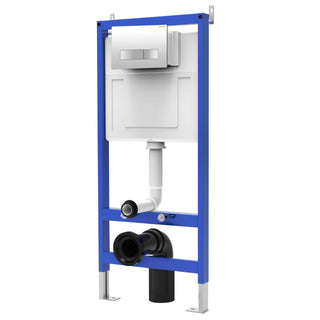 Plantex Concealed Flush Tank for Commode/8 LTR Water Capacity Flushing Cistern with Full Frame/Slim and Stylish Tank with Flush Plate/Concealed Cistern - (Pack of 1)