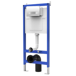 Plantex Concealed Flush Tank for Commode/8 LTR Water Capacity Flushing Cistern with Full Frame/Slim and Stylish Tank with Flush Plate/Concealed Cistern - (Pack of 1)