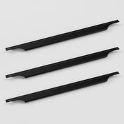 Plantex Profile Handle for Kitchen Cabinet/28 Inch Alluminium Drawer Profile Handle/Wardrobe Pull Handle for Home/Office/Hotel - Pack of 3 (Black)
