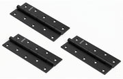 Plantex Door Hinges 6 Inch x 12 Gauge/2.5 mm Thickness/Hinges for Main Door/Butt Hinges for Home/Office/Hotel/Kabja/Soft Close Hinge - Pack of 3 (Z-Black)