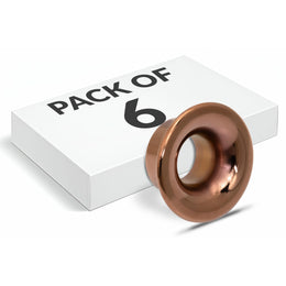 Plantex knob for Drawer/Cabinet Knobs/Round Knobs for Drawer/Pull-Push Knob for Kitchen/Bedroom/Drawer - Pack of 6 (Rose Gold)