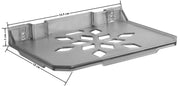 Plantex ABS Plastic Set Up Box Stand/Setup Box for Wall/Wi-Fi Router/Blu Ray Player Stand Wall Mount â€“ (10 x 7 inch, Transparent) â€“ Set of 1