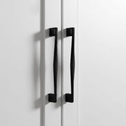 Plantex Cabinet Handle/160mm Handle for Drawer/Wardrobe/Kitchen Handle/Pull-Push Handle for Home/Office - Pack of 2 (Black)