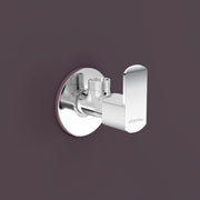 Plantex Single Lever Angle Valve for Bathroom with Brass Spindle/Angle Cock/Single Way Cock with Teflon Tap for Kitchen - Pack of 1 (CRM-1284-Chrome)