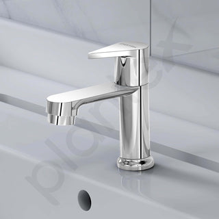 Plantex Pure Brass Pillar Tap for Wash Basin/Kitchen Taps for Home Sink/Wash Basin Tap with 7 Year Warranty (PAC-1803-Mirror Chrome)