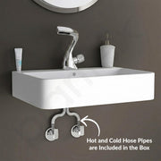 Plantex Wash Basin Tap/Pure Brass Single Knob Hot & Cold Mixer/Pillar Cock Tap for Washbasin/Deck Mount Sink Tap - (Chrome)
