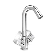 Plantex Brass Spindle Wash Basin Tap with Water Saving Aerator/Basin Mixer for Bathroom/Sink Tap for Kitchen Basin -(Saga-Chrome)
