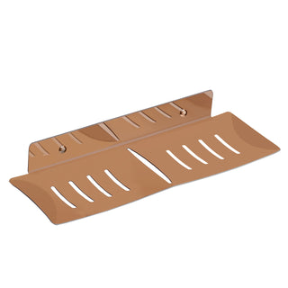 Plantex Stainless Steel Double Soap Dish/Stand/Holder/Tray for Bathroom and Kitchen/Bathroom Accessories - Wall Mount (Rose Gold)