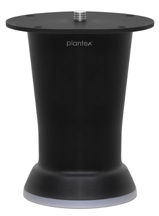 Plantex 4 Inch Sofa Legs for Bed Furniture/Sofa Legs for Table/Sofa Support Legs with Rubber Grip (Blac, 8 Pcs)