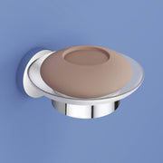 Plantex Pure Brass Soap Dish for Bathroom/Soap Stand for Washbasin/Soap Holder/Case/Bathroom Accessories - (Smero, Chrome)