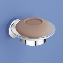 Plantex Pure Brass Soap Dish for Bathroom/Soap Stand for Washbasin/Soap Holder/Case/Bathroom Accessories - (Smero, Chrome)