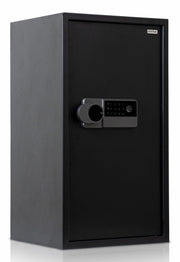 Plantex 106 Litre Digital Safe Locker For Home/Safety Locker Box with Biometric Fingerprint,Touchscreen & Emergency Key/Perfect Security Solution for Valuables/2 Years Warranty By Plantex - Black