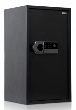 Plantex 106 Litre Digital Safe Locker For Home/Safety Locker Box with Biometric Fingerprint,Touchscreen & Emergency Key/Perfect Security Solution for Valuables/2 Years Warranty By Plantex - Black