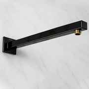 Plantex 21-Inch Shower Arm for Overhead Shower/Stainless Steel Shower Pipe/Wall Mount Bathroom Fitting with Â½-Inch Thread - Pack of 1 (Black)