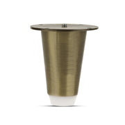 Plantex Heavy Duty Stainless Steel 3 inch Sofa Leg/Bed Furniture Leg Pair for Home/Furniture Sofa Legs for Table/Sofa Support Legs/Sofa Furniture Leg (Brass Antique) Set of 10 Pcs