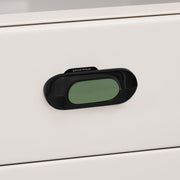 Plantex Knobs for Drawer/Drawer Knobs/Oval Knob for Cabinets/Drawer Handle/Pull-Push Knob for Kitchen/Bedroom Drawers - Pack of 1 (SH-432, DC-Black & Green)