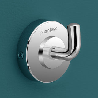Plantex 304 Grade Stainless Steel Robe Hook/Cloth-Towel Hanger/Napkin Hanger/Bathroom Accessories - Daizy (Chrome)