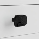 Plantex Knobs for Drawers/Drawer Knobs/Rectangle Knob for Cabinets/Pull-Push Knob for Kitchen/Bedroom/Drawer - Pack of 1 (DC-Black & Z-Black)