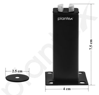 Plantex Magnetic Door Stopper for Home/Main Door/Wooden Door/Gate - Pack of 3 (Matt Black)