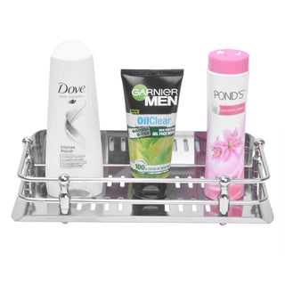 Planet Stainless Steel Multi Purpose Bathroom/Shelf/Rack/Kitchen Shelf/Bathroom Accessories (9 Inches) Wall Mount