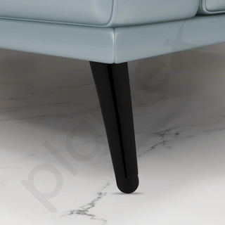 Plantex 6 Inch Sofa Legs for Bed Furniture/Sofa Legs for Table/Sofa Support Legs with Rubber Grip (Black, 8 Pcs)