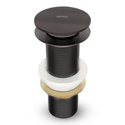 Plantex Pure Brass Pop Up Coupling 5 Inch/Waste Coupling for Wash Basin/Coupling for Drain Out let System Full Thread - Pack of 1 (PVD Grey)