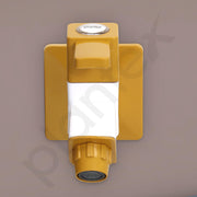 Plantex PTMT EDS-121 Single Lever Bib Cock for Bathroom with Water Saving Nozzle Attachment/Bib Tap with Plastic Wall Flange & Teflon Tape (Yellow and White)