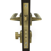 Plantex Premium Door Lock with 3 Years of Warranty/Main Door Lock for Home/Mortise Lock for Door - Main Door Lock Set(7105 - Brass Antique)