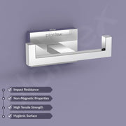 Plantex 304 Grade Stainless Steel Robe Hook/Cloth Hanger/Robe Hooks for Bathroom/Hooks for Wall/Bathroom Accessories - Chrome (Benz)