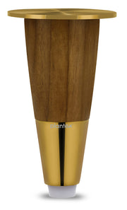 Plantex Heavy Duty Stainless Steel 4 inch Sofa Leg/Bed Furniture Leg Pair for Home/Furniture Sofa Legs for Table/Sofa Support Legs/Sofa Furniture Leg (Gold) Set of 10 Pcs