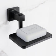 Plantex 304 Grade Stainless Steel Wall Mounted Soap Holder for Bathroom/Soap Stand/Soap Dish/Bathroom Accessories - Splash (Black)