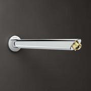Plantex 9-Inch Round Shower Arm for Overhead Shower/Stainless Steel Shower Pipe/Wall Mount Bathroom Fitting with Â½-Inch Thread - Pack of 1 (Chrome)