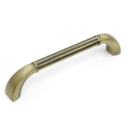 Plantex Cabinet Handle/128mm Handle for Drawer/Wardrobe/Kitchen Handle/Pull-Push Handle for Home/Office - Pack of 1 (Brass Antique)