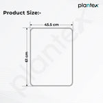 Plantex Aluminium Frame Mirror for Wall/Rectangle Wall Mount Mirror for Bedroom/Dressing Room/Living Room/Entryway - (18x24 Inch-Black)