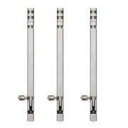 Plantex Stainless Steel Tower Bolt/Tower Bolt for Home,Offices Doors & Windows/8 Inch Tower Bolt for Main Door/Door Latch/Kundi/Chitakini/Door Latch for Windows - Pack of 3 (Satin)