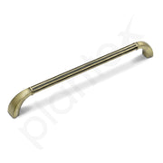 Plantex Cabinet Handle/224mm Handle for Drawer/Wardrobe/Kitchen Handle/Pull-Push Handle for Home/Office - Pack of 2 (Brass Antique)