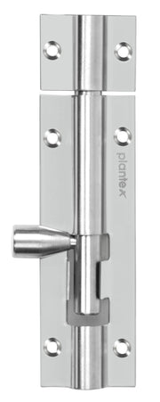 Plantex Stainless Steel Tower Bolt/Tower Bolt for Home,Offices Doors and Windows/Tower Bolt for Main Door/Door Latch/Kundi/Chitakini/Door Latch for Windows - Pack of 1 (Chrome-Silver, 4 inch)