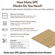 Plantex SPC Tiles for Floor/Interlocking Sound Insulated Flooring Plank/Click N Lock Wooden Flooring for Livingroom/Kitchen-30 Square Feet/10 Tiles,Aurora Craft-DIY Installation(Water&Fire Resistant)