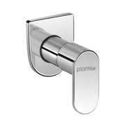 Plantex Pure Brass 25 mm Toilet Flush Valve for Toilet with Teflon Tape and Brass Wall Flange for Commercial and Residential Use-(ORN-220-Chrome)