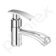 Plantex Long Neck Pillar Tap for Wash Basin with Brass Spindle/Wash Basin Taps for Home/Single Lever Water Tap with Teflon Tape/Bathroom Taps(Samar-Chrome)