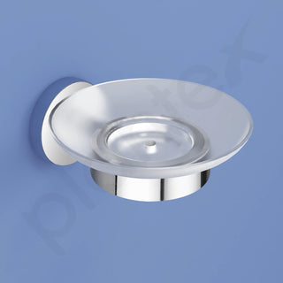 Plantex Pure Brass Soap Dish for Bathroom/Soap Stand for Washbasin/Soap Holder/Case/Bathroom Accessories - (Smero, Chrome)