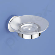 Plantex Pure Brass Soap Dish for Bathroom/Soap Stand for Washbasin/Soap Holder/Case/Bathroom Accessories - (Smero, Chrome)