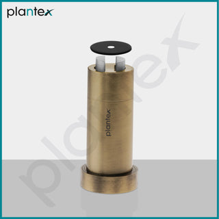 Plantex Door Stopper/Door Magnetic Stoper/Stainless Steel Wall Mounted Magnet Door Stopper/Gate Stopper for Door - Pack of 3 (Brass Antique)