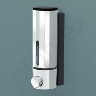 Plantex Soap Dispenser for Bathroom/ABS Shampoo Dispenser/Handwash Dispenser/Soap Dispenser for Washbasin/Bathroom Accessories - Pack of 1 (Chrome)