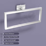 Plantex 304 Grade Stainless Steel Compact Napkin Holder for Wash Basin/Hand Towel Hanger/Napkin Holder/Bathroom Accessories - Benz (Chrome)
