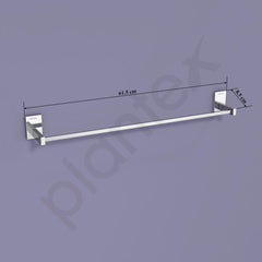 Plantex 304 Grade Stainless Steel 24 inch Towel Hanger for Bathroom/Towel Rod/Bar/Bathroom Accessories - iris (Chrome)