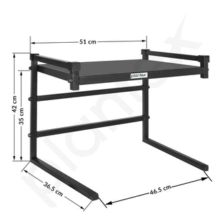 Plantex Microwave Stand for Kitchen Platform/GI-Metal Oven Stand with Storage Cabinet/Oven Rack Kitchen Storage